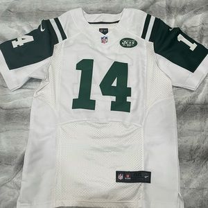 Men’s New York jets Sam Dornold, Nike white & green Jersey